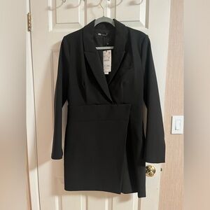 NWT Zara Black Blazer Dress